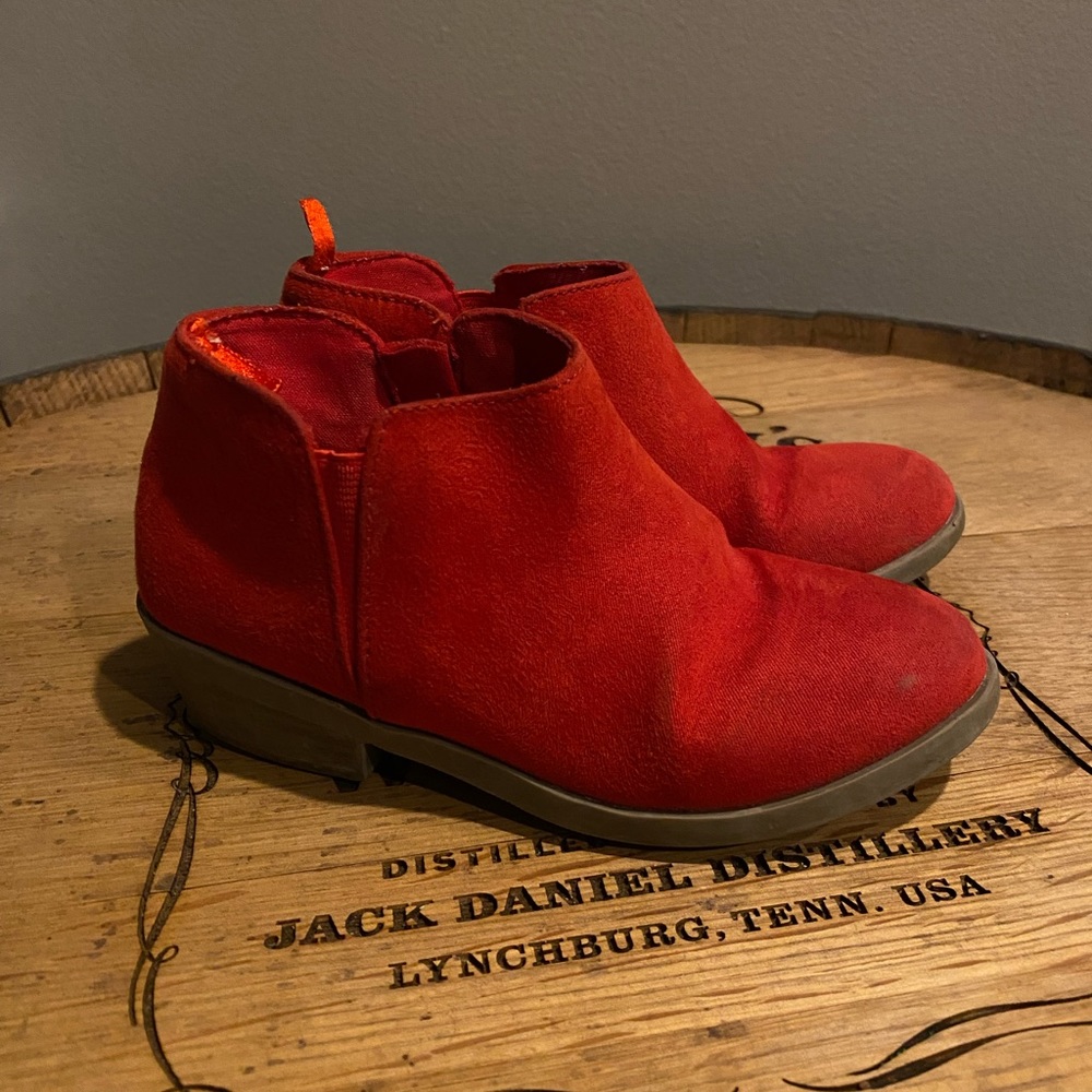 Old Navy Red Booties